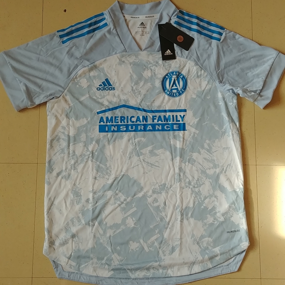 Atlanta United FC adidas 2021 Primeblue Replica Jersey - Light Blue